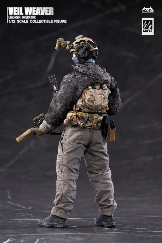 BACK ORDER – 1/12 SCALE SALVO SERIES VEIL WEAVER + RECONNAISSANCE ENHANCEMENT KIT ACTION FIGURE