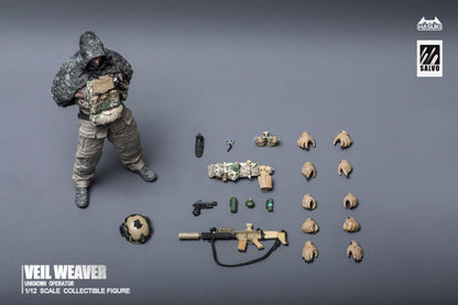BACK ORDER – 1/12 SCALE SALVO SERIES VEIL WEAVER + RECONNAISSANCE ENHANCEMENT KIT ACTION FIGURE