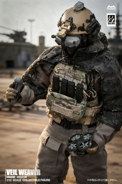 BACK ORDER – 1/12 SCALE SALVO SERIES VEIL WEAVER + RECONNAISSANCE ENHANCEMENT KIT ACTION FIGURE