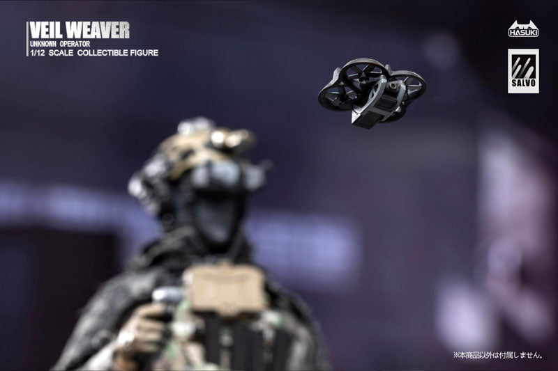 BACK ORDER – 1/12 SCALE SALVO SERIES VEIL WEAVER + RECONNAISSANCE ENHANCEMENT KIT ACTION FIGURE