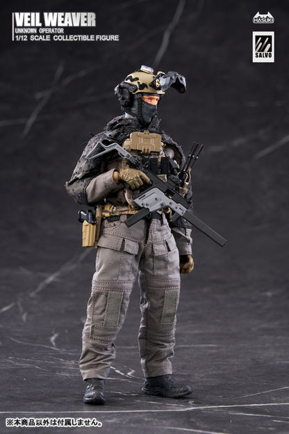 BACK ORDER – 1/12 SCALE SALVO SERIES VEIL WEAVER + RECONNAISSANCE ENHANCEMENT KIT ACTION FIGURE
