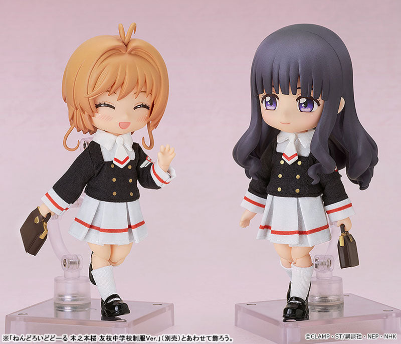 BACK ORDER – NENDOROID DOLL CARDCAPTOR SAKURA: CLEAR CARD - SAKURA KINOMOTO : TOMOEDA JUNIOR HIGH UNIFORM VER.