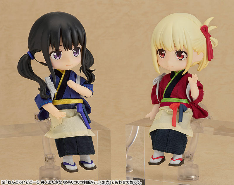 PRE ORDER – NENDOROID DOLL LYCORIS RECOIL - CHISATO NISHIKIGI : CAFE LYCORECO UNIFORM VER.