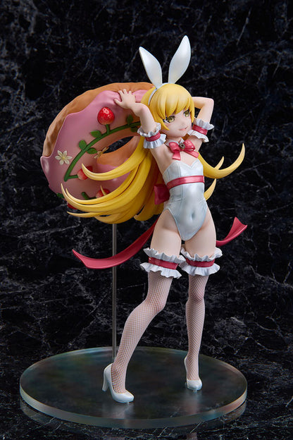 PRE ORDER – 1/4 MONOGATARI SERIES SHINOBU OSHINO WHITE BUNNY VER. COMPLETE FIGURE