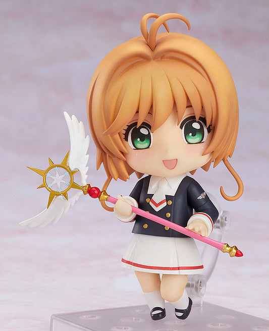 PRE ORDER – NENDOROID CARDCAPTOR SAKURA: CLEAR CARD, CARDCAPTOR SAKURA - SAKURA KINOMOTO : TOMOEDA JUNIOR HIGH UNIFORM VER.
