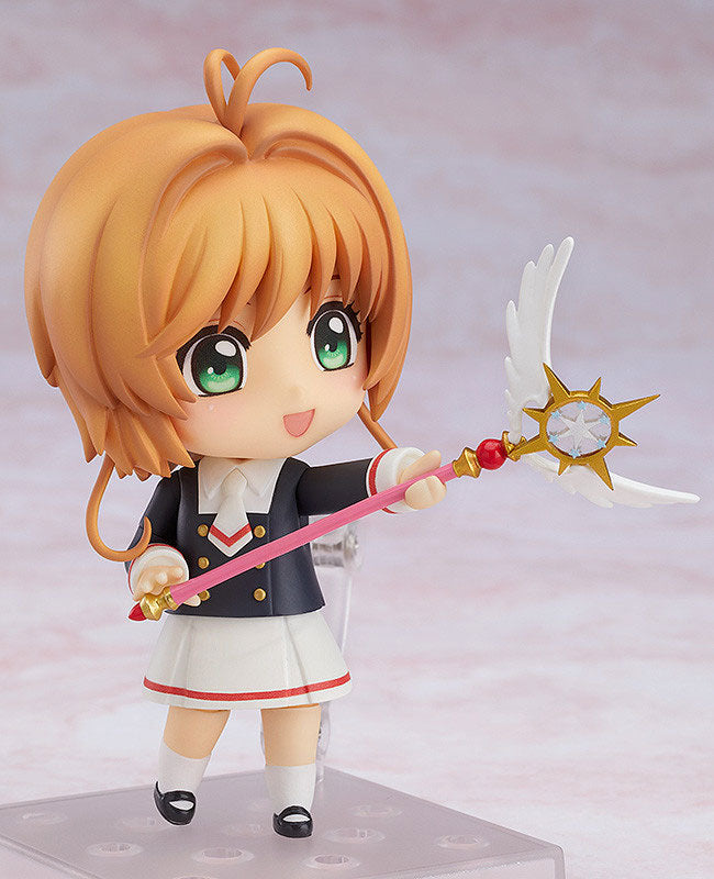 PRE ORDER – NENDOROID CARDCAPTOR SAKURA: CLEAR CARD, CARDCAPTOR SAKURA - SAKURA KINOMOTO : TOMOEDA JUNIOR HIGH UNIFORM VER.