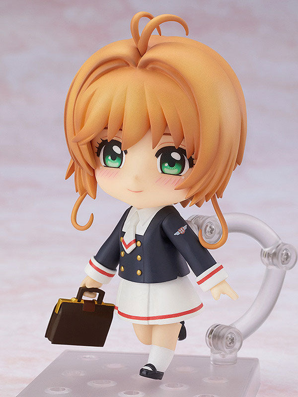 PRE ORDER – NENDOROID CARDCAPTOR SAKURA: CLEAR CARD, CARDCAPTOR SAKURA - SAKURA KINOMOTO : TOMOEDA JUNIOR HIGH UNIFORM VER.