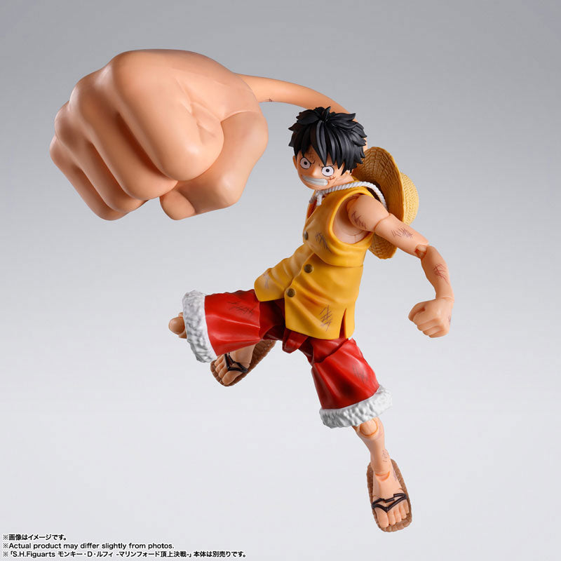 BACK ORDER – S.H.FIGUARTS ONE PIECE - LUFFY -MARINEFORD- “GEAR THREE” OP PARTS SET