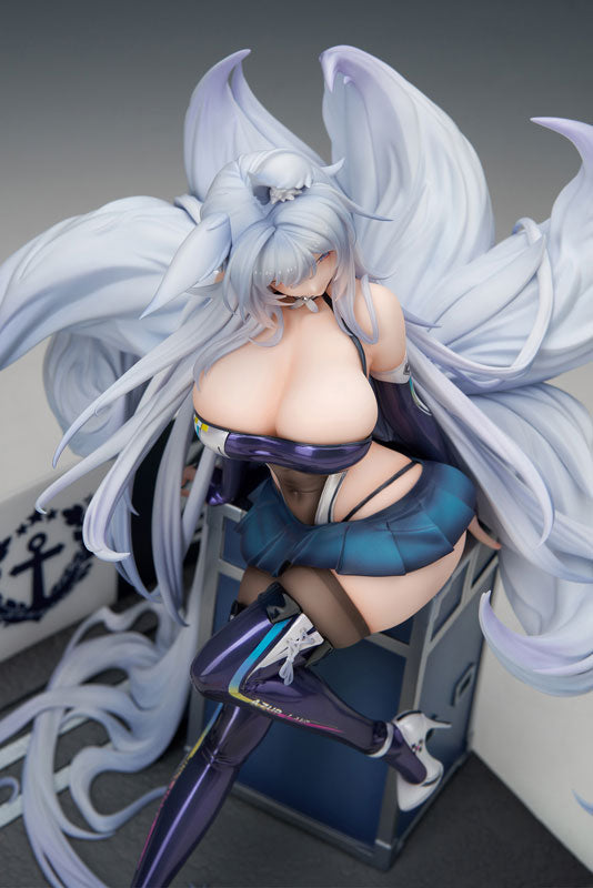 PRE ORDER – 1/7 AZUR LANE - SHINANO MOONLIT CHROME PAINTED FIGURE WITH BONUS WITH LED ACRYLIC DISPLAY BOX