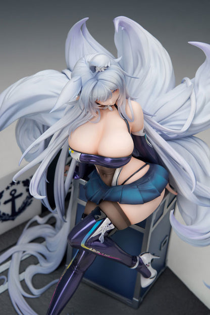 PRE ORDER – 1/7 AZUR LANE - SHINANO MOONLIT CHROME PAINTED FIGURE WITH BONUS WITH LED ACRYLIC DISPLAY BOX