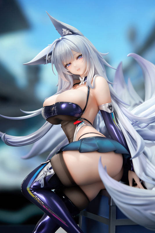 PRE ORDER – 1/7 AZUR LANE - SHINANO MOONLIT CHROME PAINTED FIGURE WITH BONUS WITH LED ACRYLIC DISPLAY BOX