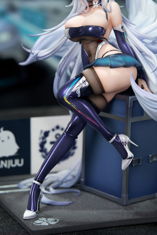 PRE ORDER – 1/7 AZUR LANE - SHINANO MOONLIT CHROME PAINTED FIGURE WITH BONUS WITH LED ACRYLIC DISPLAY BOX