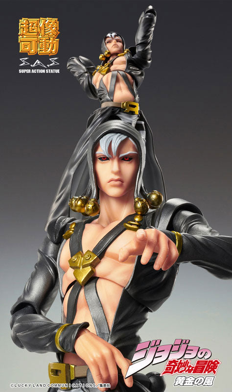 PRE ORDER – SUPER ACTION FIGURE JOJO'S BIZARRE ADVENTURE: GOLDEN WIND - RISOTTO NERO