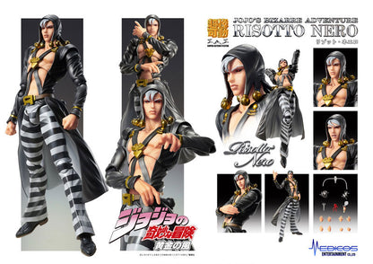 PRE ORDER – SUPER ACTION FIGURE JOJO'S BIZARRE ADVENTURE: GOLDEN WIND - RISOTTO NERO
