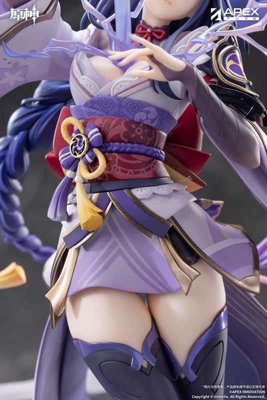 PRE ORDER – 1/7 SCALE GENSHIN IMPACT - PLANE OF EUTHYMIA - RAIDEN SHOGUN PAINTED FIGURE W BONUS FIGURE