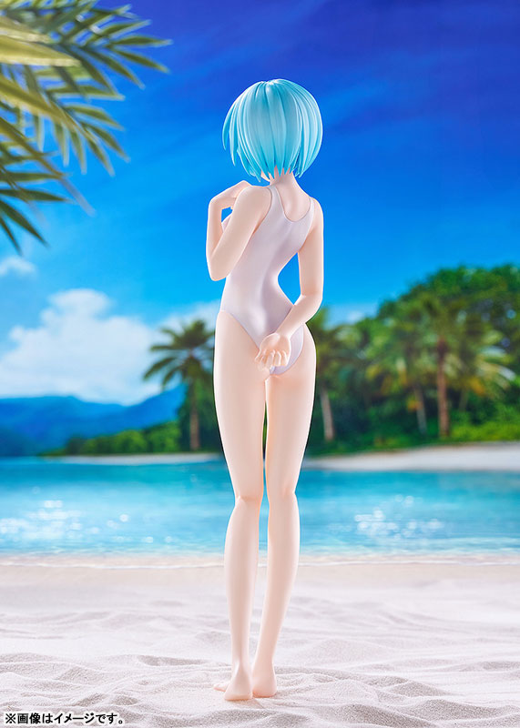 PRE ORDER – POP UP PARADE BEACH QUEENS REBUILD OF EVANGELION - REI AYANAMI (ONE-PIECE STYLE) L SIZE