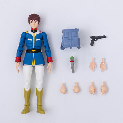 BACK ORDER – G.M.G. COLLECTION 16 MOBILE SUIT GUNDAM EARTH FEDERATION - AMURO RAY UNIFORM VER.