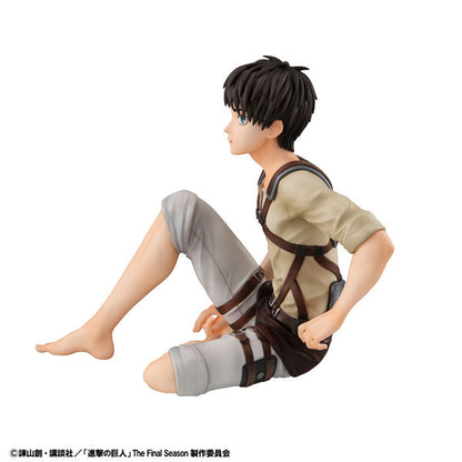 BACK ORDER – G.E.M. SERIES ATTACK ON TITAN - PALM SIZE EREN / SQUAD CAPTAIN LEVI SET