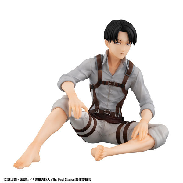 BACK ORDER – G.E.M. SERIES ATTACK ON TITAN - PALM SIZE EREN / SQUAD CAPTAIN LEVI SET
