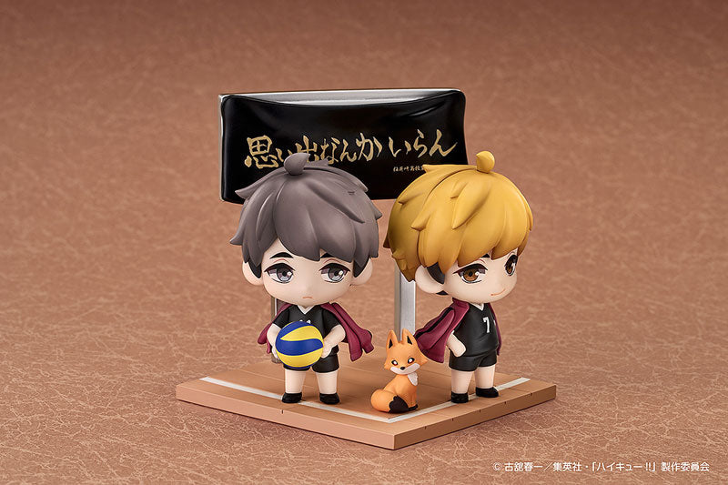 PRE ORDER – QSET+ HAIKYU!! - ATSUMU MIYA & OSAMU MIYA