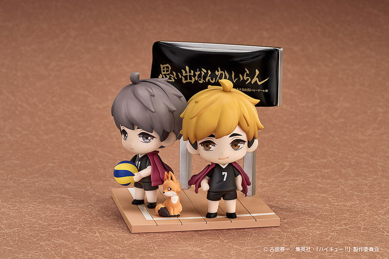 PRE ORDER – QSET+ HAIKYU!! - ATSUMU MIYA & OSAMU MIYA