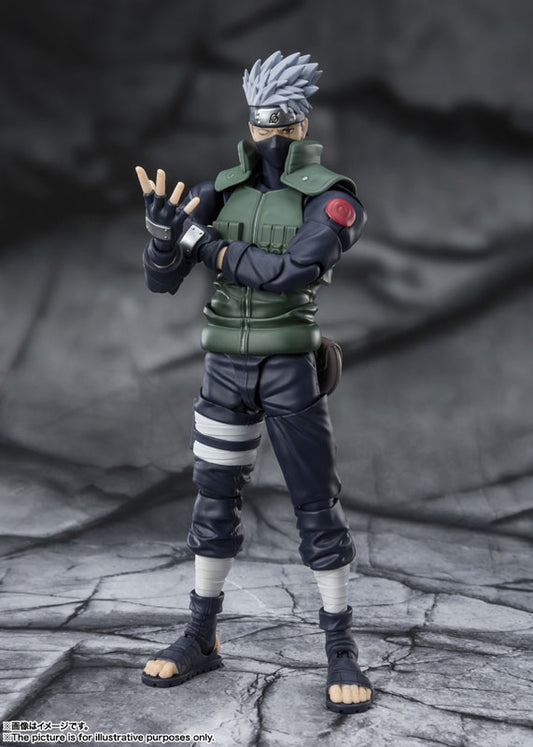 PRE ORDER – S.H.FIGUARTS NARUTO - KAKASHI HATAKE - THE FAMED SHARINGAN HERO
