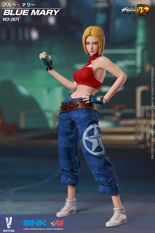 PRE ORDER – 1/6 OFFICIALLY LICENSED SNK THE KING OF FIGHTERS XIV - BLUE MARY - ACTION FIGURE