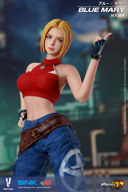 PRE ORDER – 1/6 OFFICIALLY LICENSED SNK THE KING OF FIGHTERS XIV - BLUE MARY - ACTION FIGURE