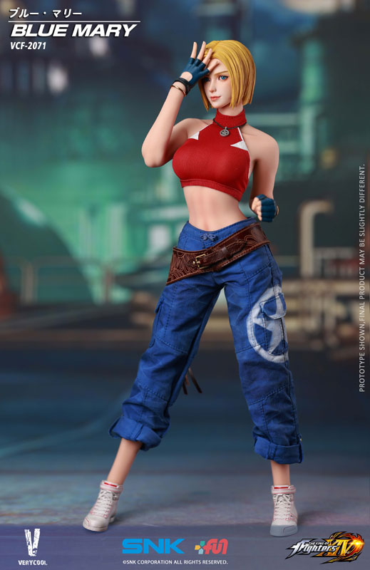PRE ORDER – 1/6 OFFICIALLY LICENSED SNK THE KING OF FIGHTERS XIV - BLUE MARY - ACTION FIGURE