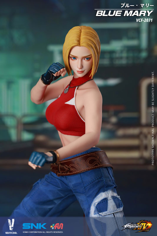 PRE ORDER – 1/6 OFFICIALLY LICENSED SNK THE KING OF FIGHTERS XIV - BLUE MARY - ACTION FIGURE