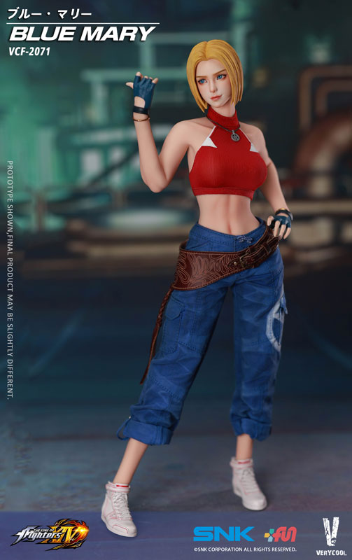 PRE ORDER – 1/6 OFFICIALLY LICENSED SNK THE KING OF FIGHTERS XIV - BLUE MARY - ACTION FIGURE