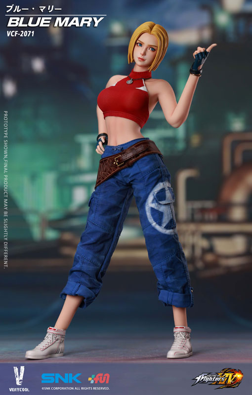 PRE ORDER – 1/6 OFFICIALLY LICENSED SNK THE KING OF FIGHTERS XIV - BLUE MARY - ACTION FIGURE