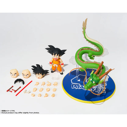 BACK ORDER – S.H. FIGUARTS DRAGON BALL - SON GOKU & RYU 40TH ANNIVERSARY EDITION P-BANDAI