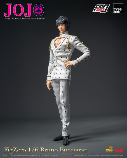 PRE ORDER – 1/6 THREEZERO 3Z0659 JOJO'S BIZARRE ADVENTURE: GOLDEN WIND FIGZERO BRUNO BUCCIARATI