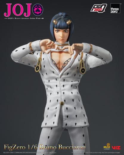 PRE ORDER – 1/6 THREEZERO 3Z0659 JOJO'S BIZARRE ADVENTURE: GOLDEN WIND FIGZERO BRUNO BUCCIARATI