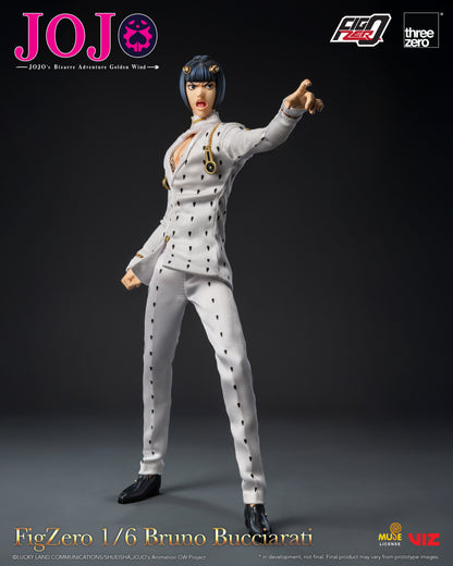 PRE ORDER – 1/6 THREEZERO 3Z0659 JOJO'S BIZARRE ADVENTURE: GOLDEN WIND FIGZERO BRUNO BUCCIARATI