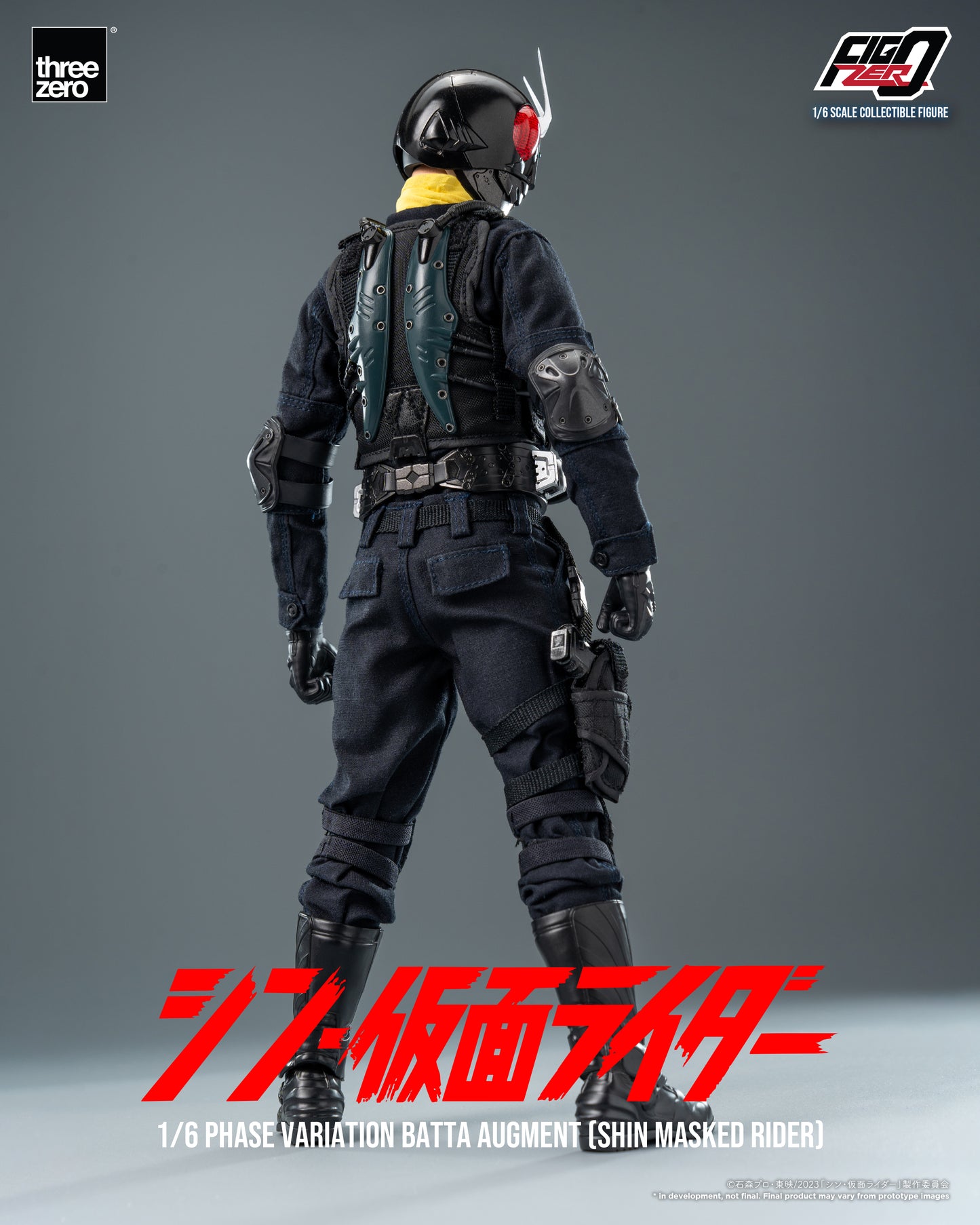 PRE ORDER – 1/6 THREEZERO 3Z0677 INFO: FIGZERO PHASE VARIATION BATTA AUGMENT - SHIN MASKED RIDER
