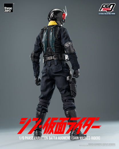 PRE ORDER – 1/6 THREEZERO 3Z0677 INFO: FIGZERO PHASE VARIATION BATTA AUGMENT - SHIN MASKED RIDER