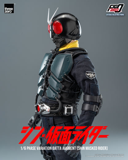 PRE ORDER – 1/6 THREEZERO 3Z0677 INFO: FIGZERO PHASE VARIATION BATTA AUGMENT - SHIN MASKED RIDER