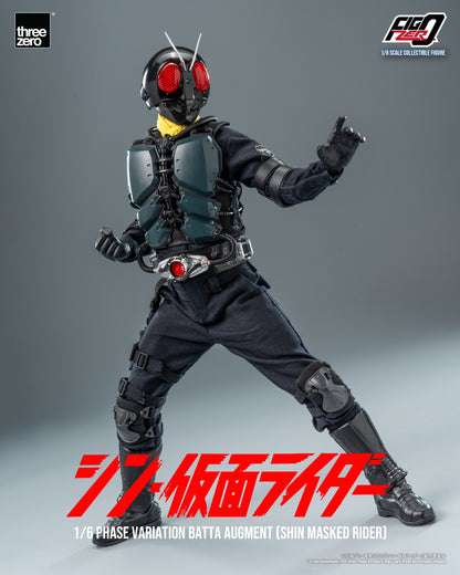 PRE ORDER – 1/6 THREEZERO 3Z0677 INFO: FIGZERO PHASE VARIATION BATTA AUGMENT - SHIN MASKED RIDER