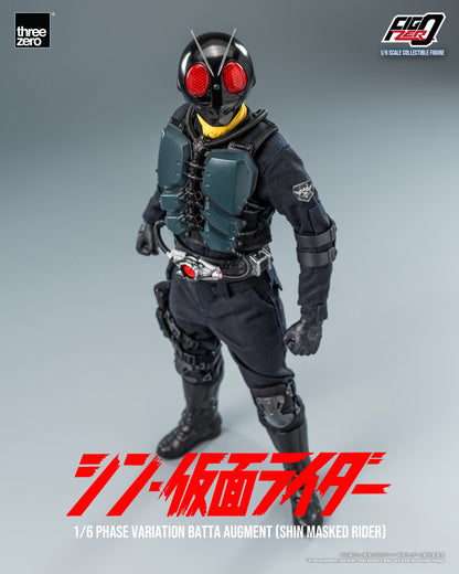 PRE ORDER – 1/6 THREEZERO 3Z0677 INFO: FIGZERO PHASE VARIATION BATTA AUGMENT - SHIN MASKED RIDER