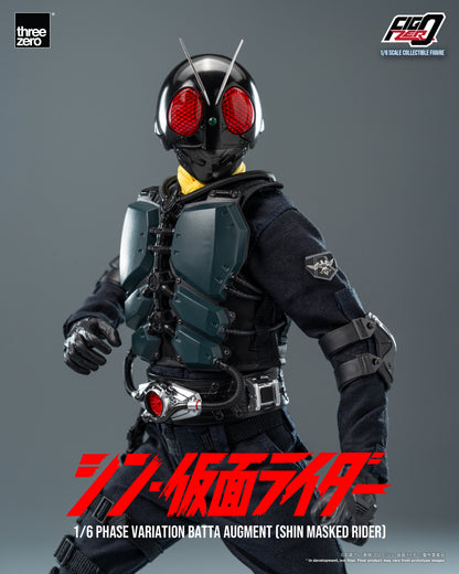 PRE ORDER – 1/6 THREEZERO 3Z0677 INFO: FIGZERO PHASE VARIATION BATTA AUGMENT - SHIN MASKED RIDER