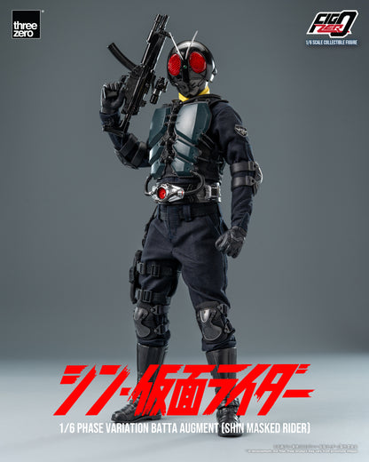 PRE ORDER – 1/6 THREEZERO 3Z0677 INFO: FIGZERO PHASE VARIATION BATTA AUGMENT - SHIN MASKED RIDER
