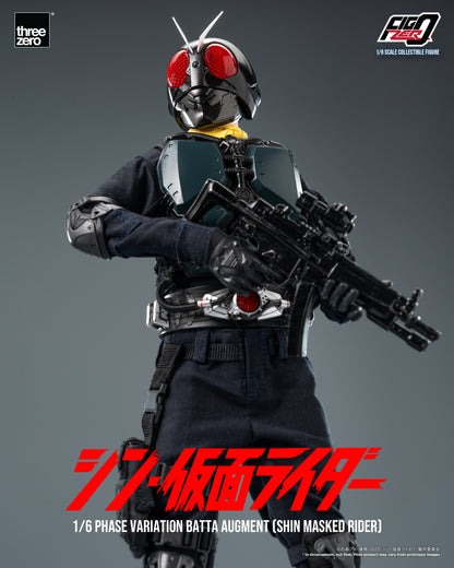 PRE ORDER – 1/6 THREEZERO 3Z0677 INFO: FIGZERO PHASE VARIATION BATTA AUGMENT - SHIN MASKED RIDER