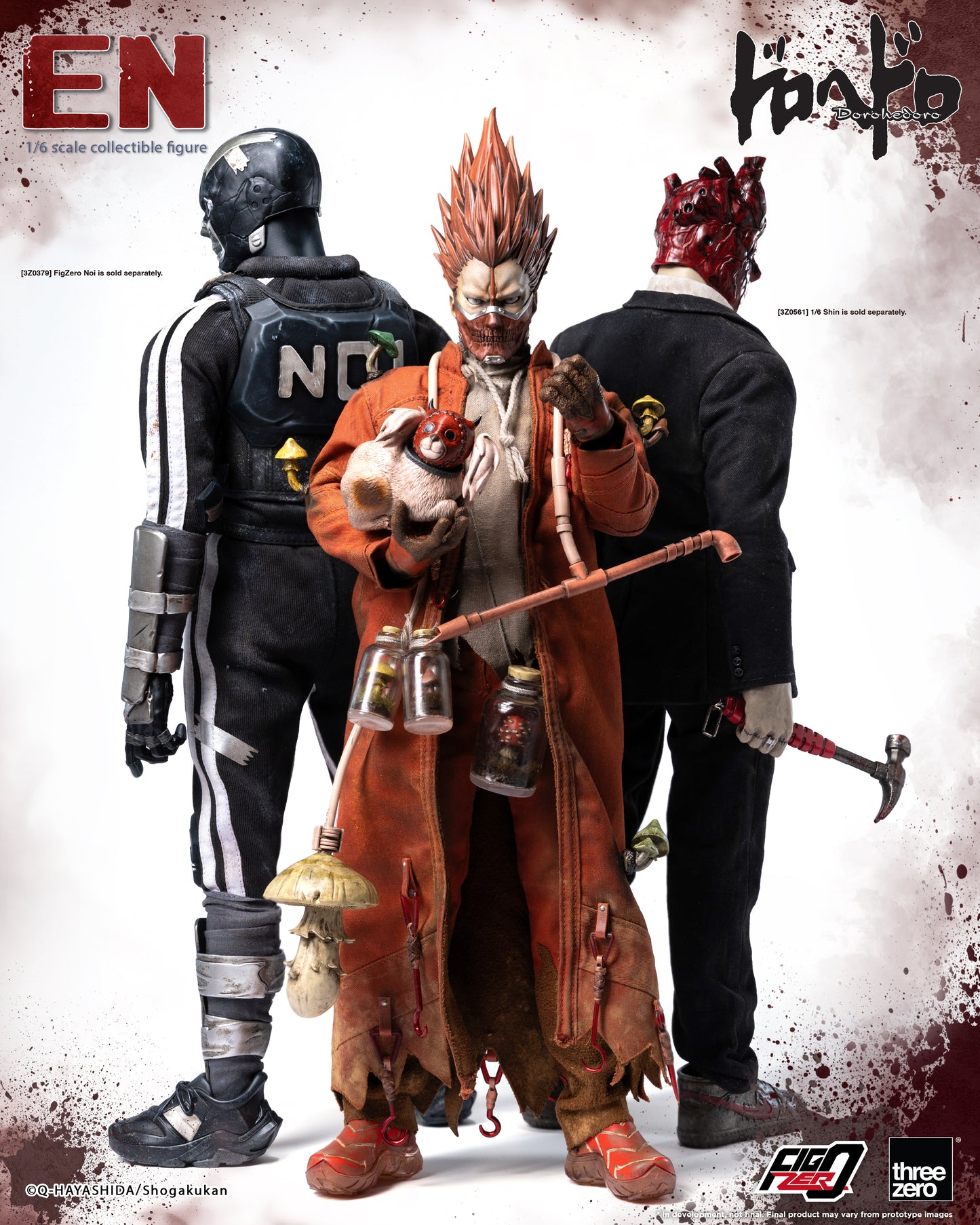 PRE ORDER – 1/6 THREEZERO 3Z0877 DOROHEDORO FIGZERO EN