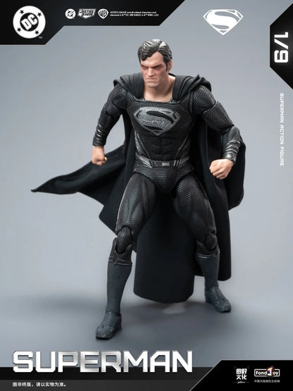 PRE ORDER – 1/9 FONDJOY DC1026 DC ACITON FIGURE BLACK SUPERMAN 2.0
