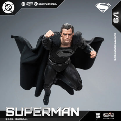 PRE ORDER – 1/9 FONDJOY DC1026 DC ACITON FIGURE BLACK SUPERMAN 2.0