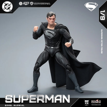 PRE ORDER – 1/9 FONDJOY DC1026 DC ACITON FIGURE BLACK SUPERMAN 2.0
