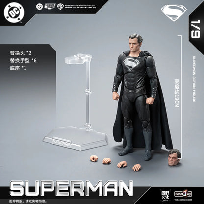 PRE ORDER – 1/9 FONDJOY DC1026 DC ACITON FIGURE BLACK SUPERMAN 2.0