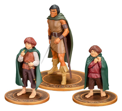PRE ORDER – THE LORD OF THE RINGS ANIMATED FILM - FRODO, ARAGORN, AND SAMWISE - PVC FIGURE SET